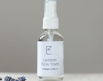 Lavender Facial Toner - all natural, travel sized