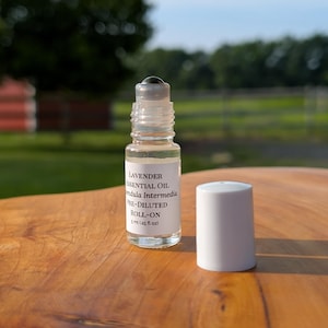 White French Lavender Essential Oil Roll-On – Exclusive Lavender Scent, Small Batch, Perfect for Gifting