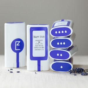 BULK size! Lavender Solid Lotion Balm Stick Travel Bar-a simple mix of plant based ingredients great for dry skin!