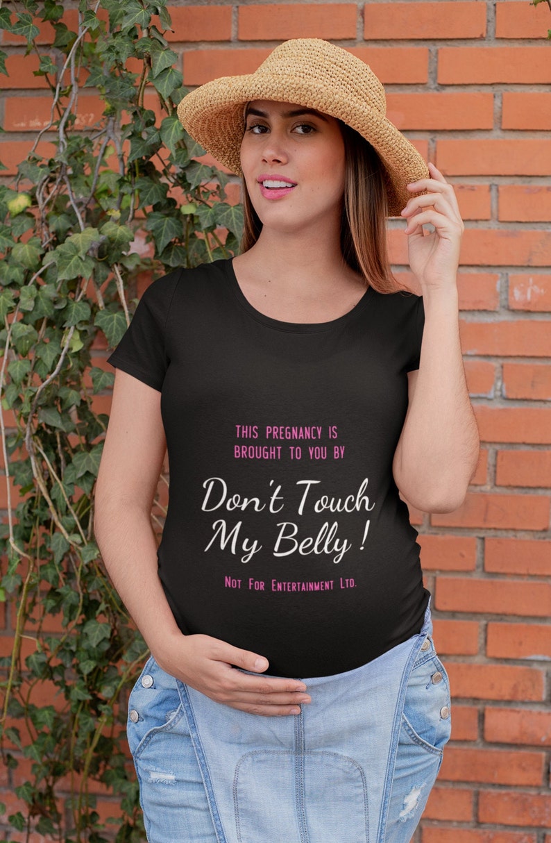 Don't Touch My Belly Pregnancy Shirts Dont Touch Me Etsy