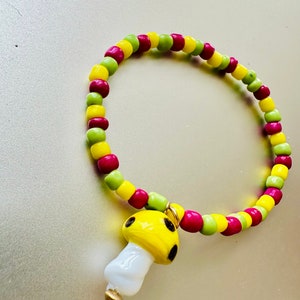 Colorful Mushroom Bracelet
