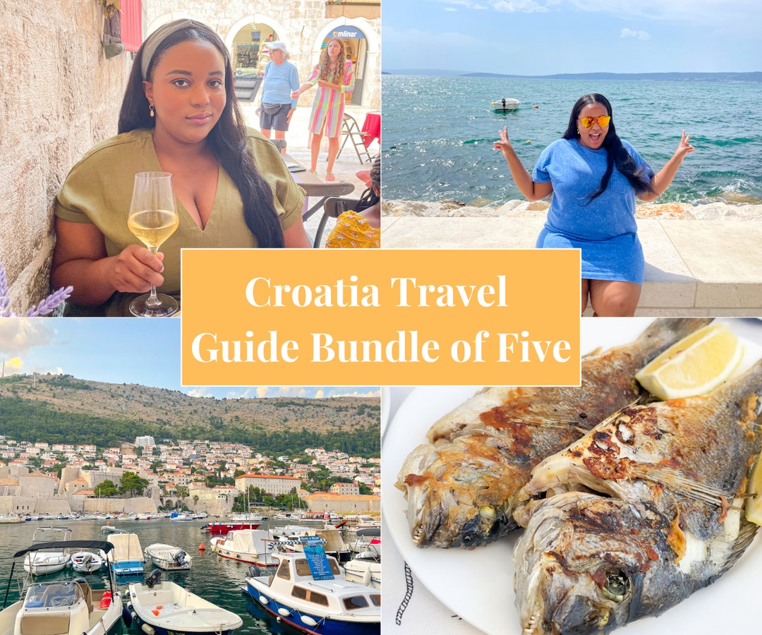 Split Dubrovnik Zadar Zagreb & Pula Croatia Travel Guide - Etsy