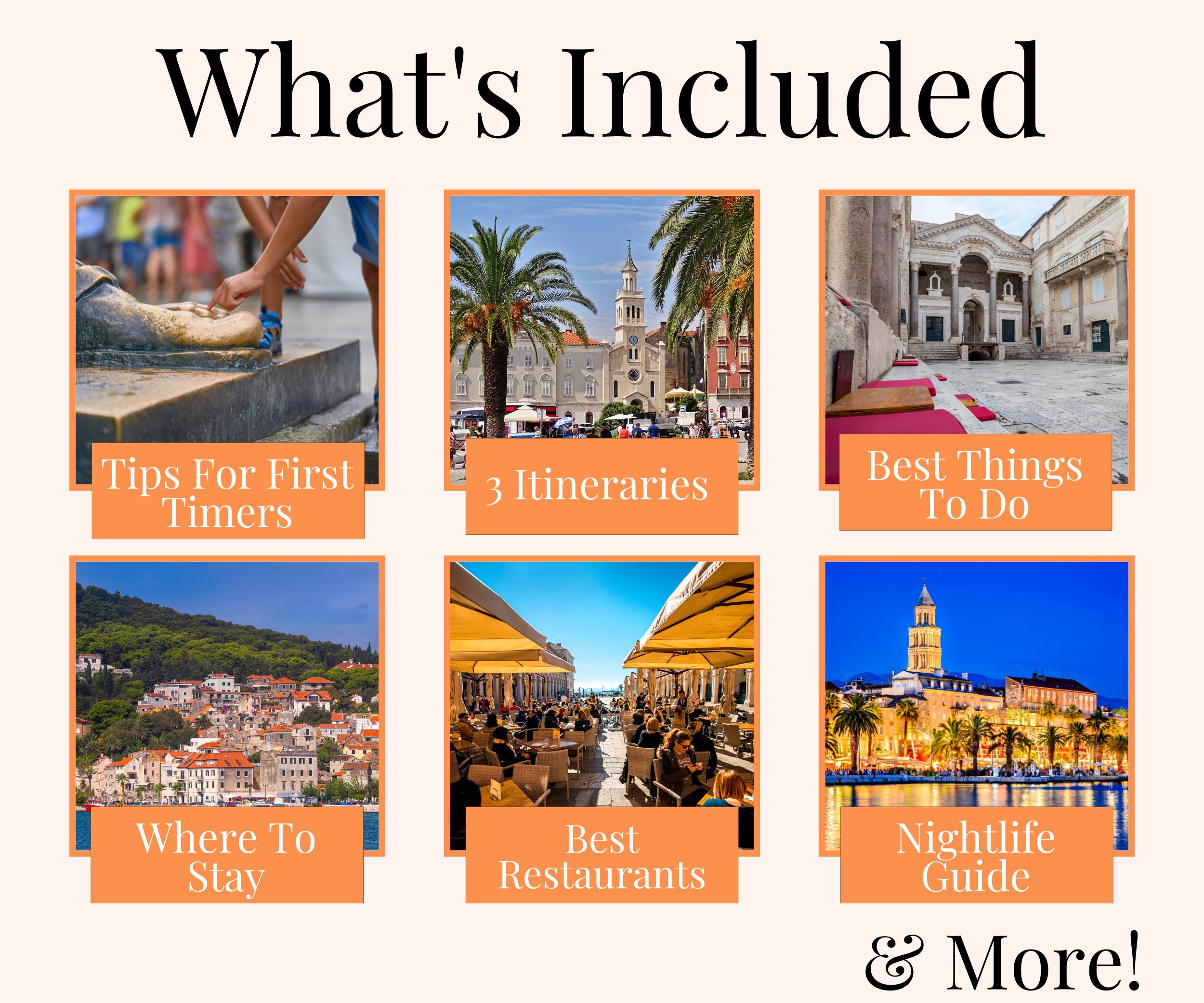 Split Croatia Travel Guide Croatia Vacation Planner What - Etsy