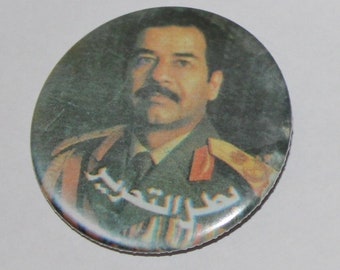 Iraq-Baghdad, Pin of president Saddam Hussain Al Majeed- صدام حسين- CX55. Mesopotamia, Babylon- Baghdad