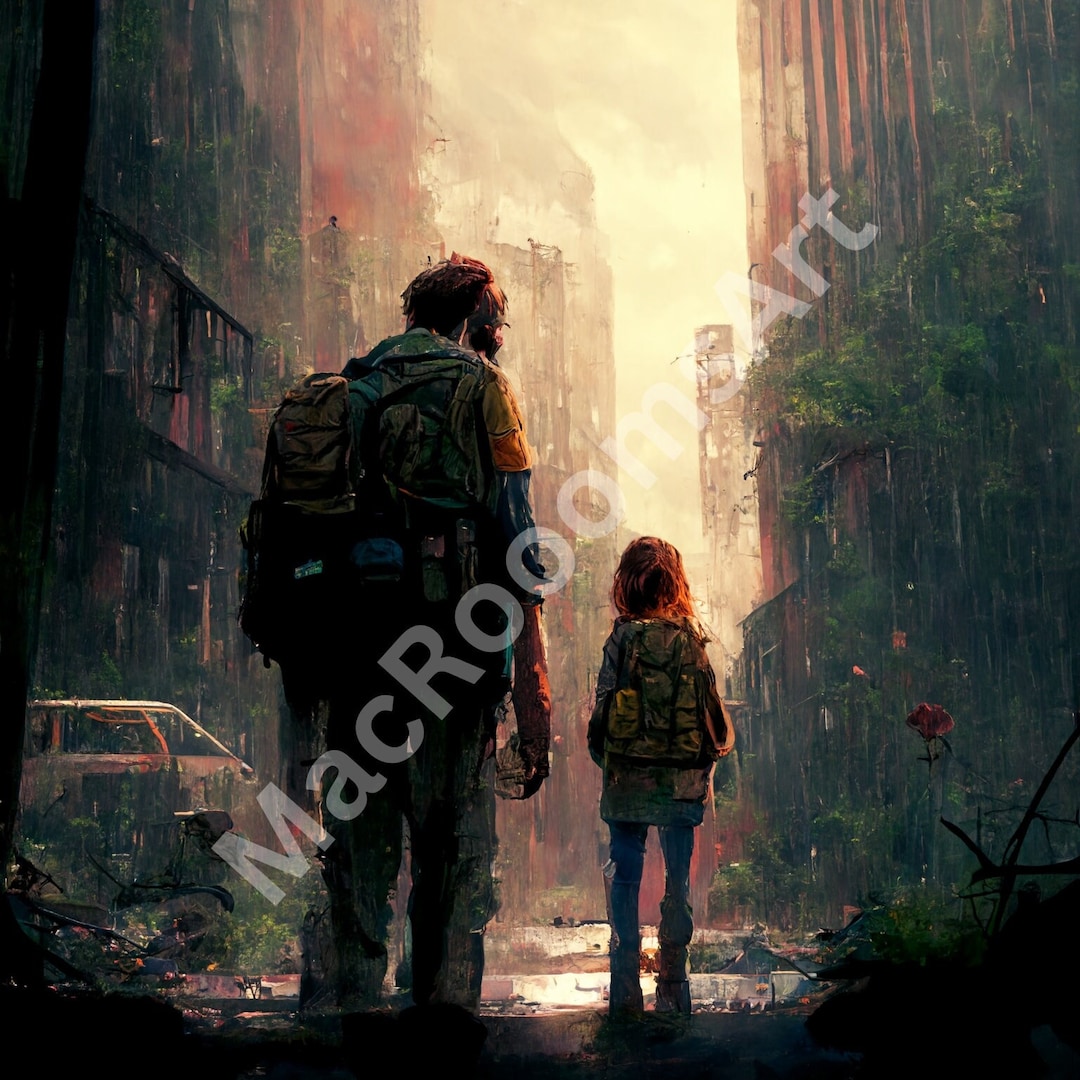 The Last of Us Style Art, Digital Artwork, Printable, Apocalyptic, Wall