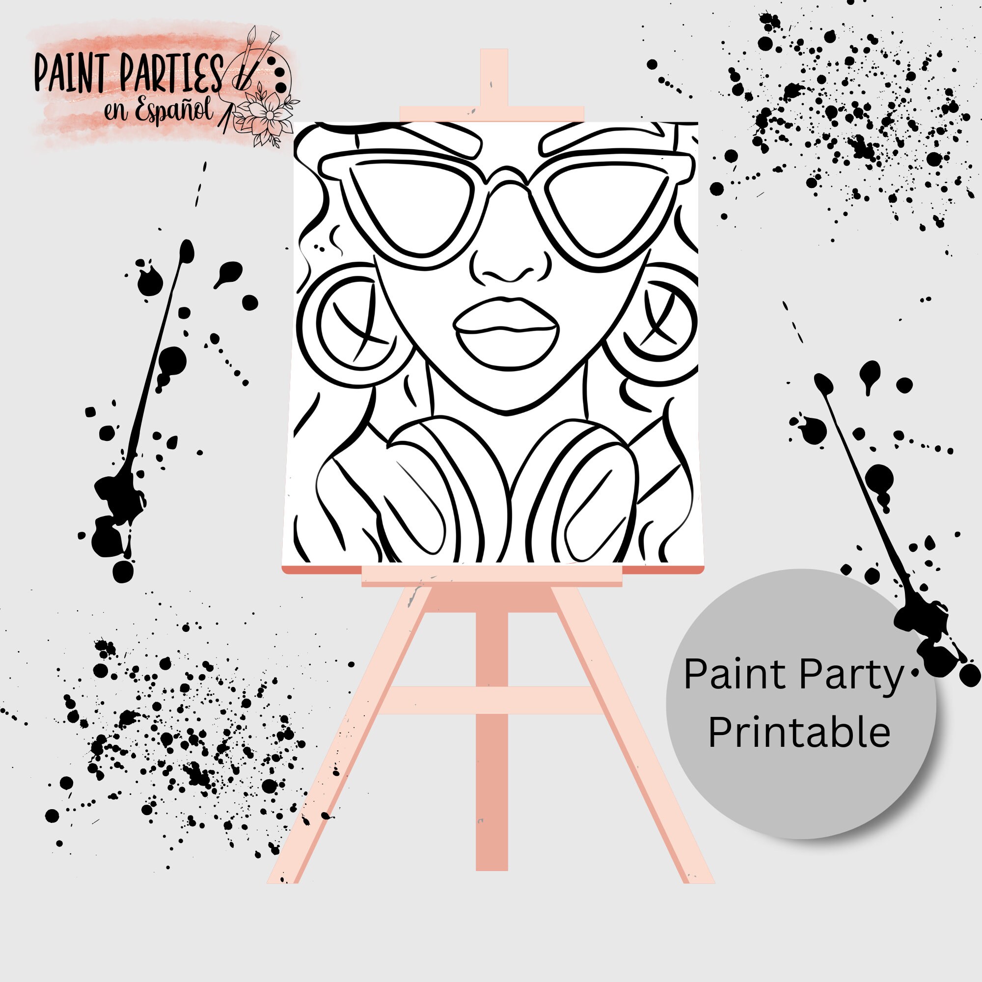 diy-paint-party-printable-adult-paint-sip-template-canvas-stencil-coloring-page-kids-download-art-party-girl-night-date-night-family-night-etsy