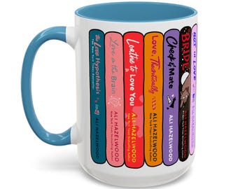 Ali Hazelwood Book Lover Mug: STEM Romance, Nerdy Couple Art