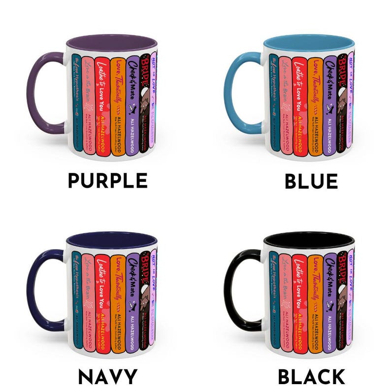 Ali Hazelwood Book Lover Mug: STEM Romance, Nerdy Couple Art image 5
