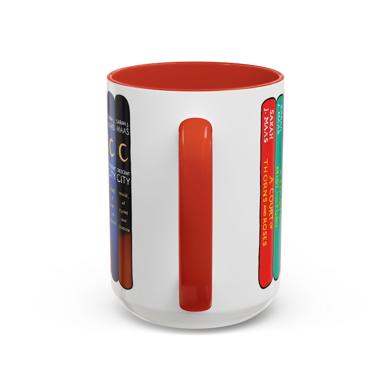 Sarah J Maas Book Stack Mug: ACOTAR, Crescent City, Throne of Glass image 8