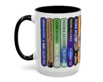 Fredrik Backman Book Lover Mug: Books, Bears & Backman - 11oz/15oz Ceramic