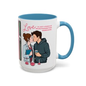 Ali Hazelwood Book Lover Mug: STEM Romance, Nerdy Couple Art image 8