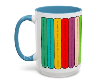 Emma M Lion Mug, The Unselected Journals Mug, Beth Brower Bookish Mug, Reader Gift, Book Lover Coffee Mug, 11oz or 15oz