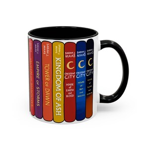 Sarah J Maas Book Stack Mug: ACOTAR, Crescent City, Throne of Glass image 10