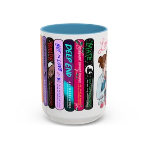 Ali Hazelwood Book Lover Mug: STEM Romance, Nerdy Couple Art image 7