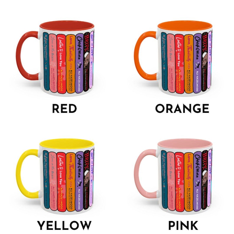 Ali Hazelwood Book Lover Mug: STEM Romance, Nerdy Couple Art image 4