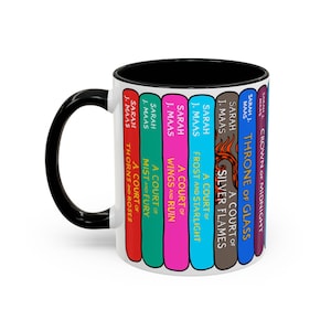 Sarah J Maas Book Stack Mug: ACOTAR, Crescent City, Throne of Glass image 9