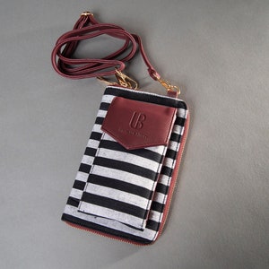 LB Lina Berlina Phone bag red, white and black image 1
