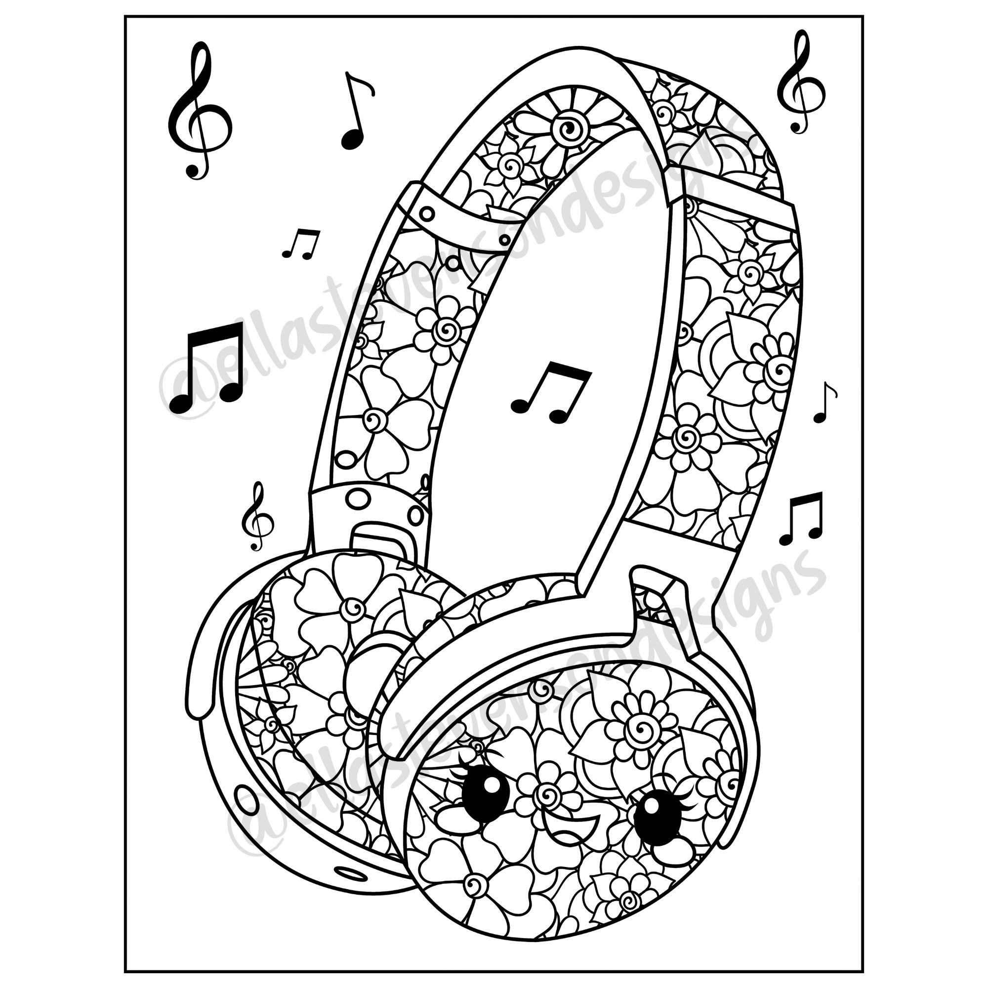 Teen Girls Coloring Pages Bundle - Etsy