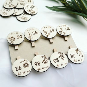 Organiseur de taille rond en bois 0-10 ans, séparateur de vêtements bébé, enfant, cadeau, organisation de garde-robe, Montessori, rangement vêtements