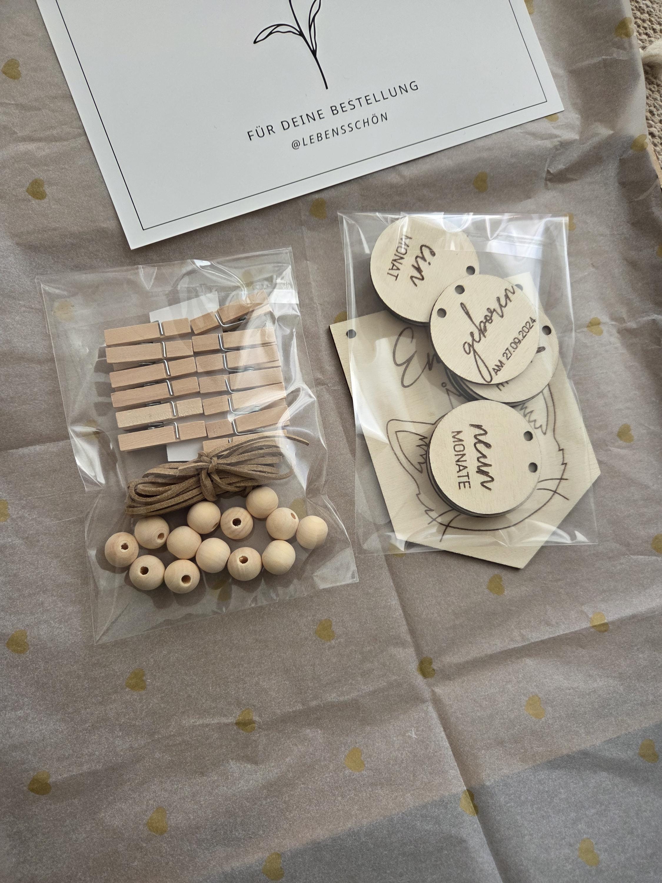 PartyHooman Foto-Banner Zum 1. Geburtstag – Mit 12 Bilderrahmen Für Monatliche Meilensteine, Für Jungen & Mädchen