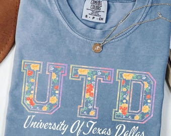 Comfort Colors Custom Matching Floral Senior 2025 Shirt Seniors Tee Class of 2025 Botanical Shirt Graduation Gifts,Custom Your College Shirt