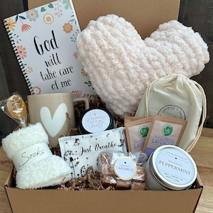 Gedenkgeschenk, Beileidsgeschenkbox, Trauergeschenkbox, Geschenkbox für Trauer, Liebesgeschenk senden, christliches Pflegepaket, Komfortpflegepaket