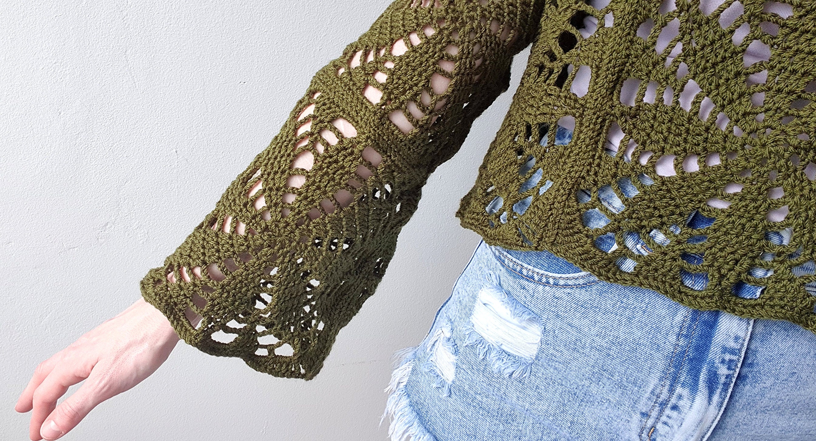 Digital Crochet PATTERN: the Leaf Burst Top | Whimsical Moss Digital Crochet PATTERN: the Leaf Burst Top | Whimsical Moss