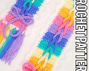 Stim Scarf Crochet PATTERN | Fidget Toy, Fiddle Muff, Sensory Accessory