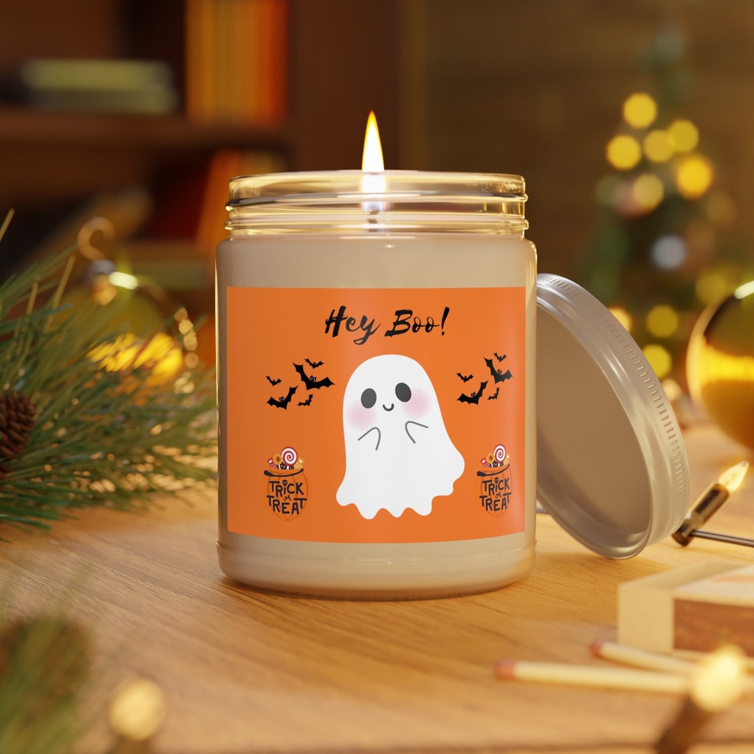 Halloween Ghost Candlehalloween Cute Ghost Candle Halloween Themed