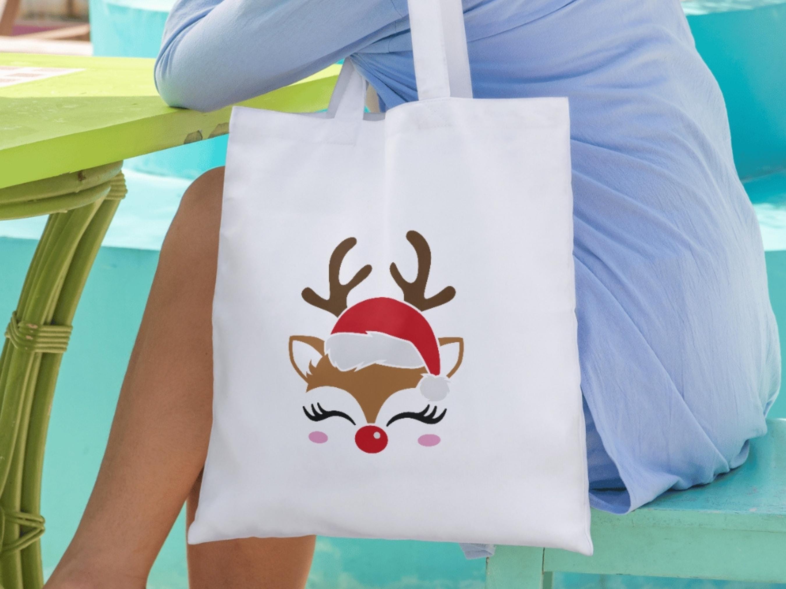 Christmas Reindeer Svg, Reindeer Face Svg, Christmas Deer Svg ...