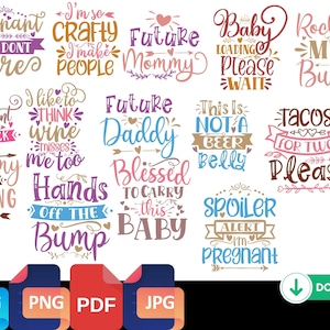 Boho Gravidez Svg Png Bundle, Bebê Svg Png Bundle, Recém-nascido SVG, Citações de Bebê Svg, Mulher Grávida Svg, Maternidade svg, Nova Mãe Svg, Arquivos PNG