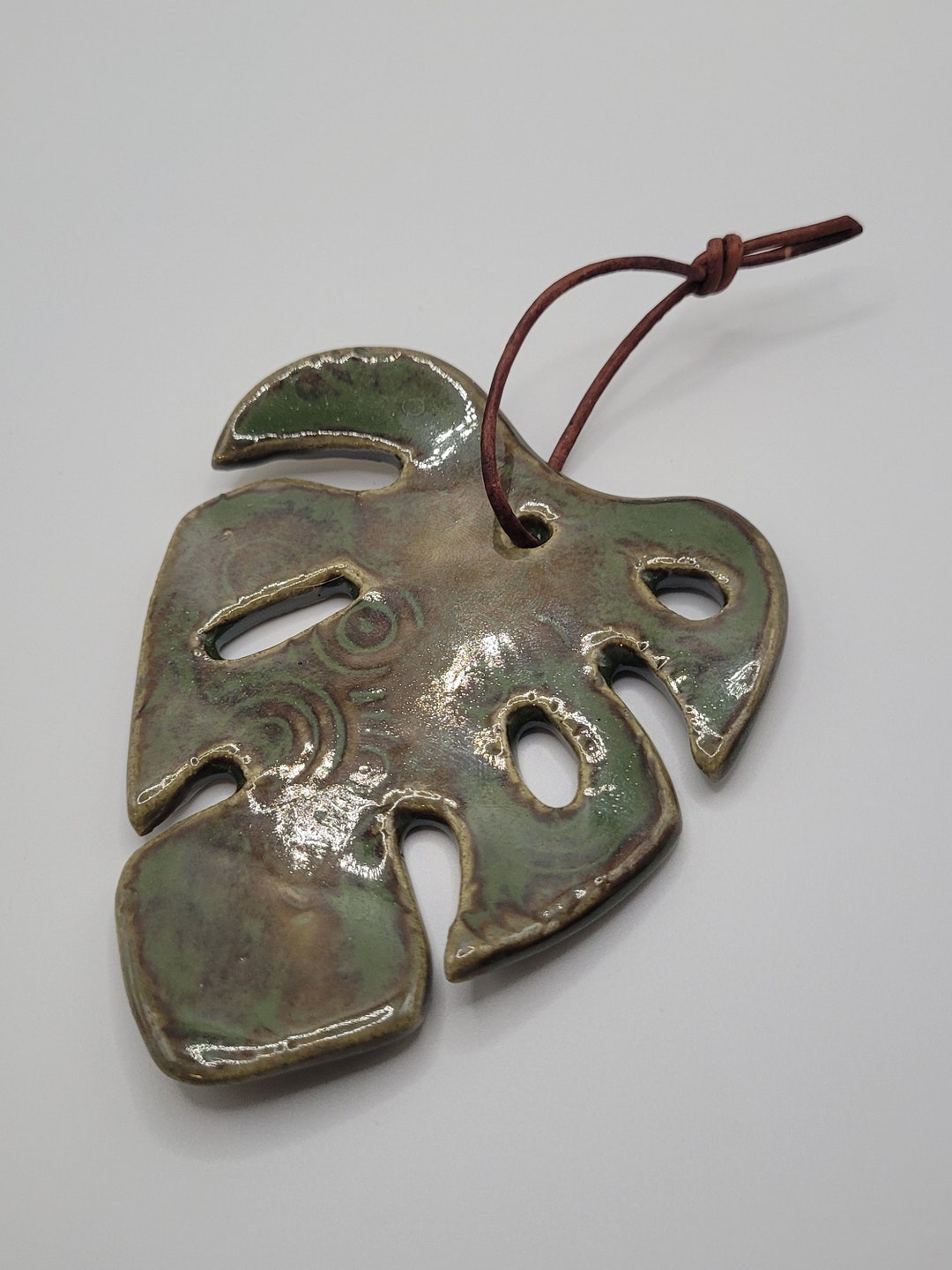 Monstera Leaf Ceramic Dish / Wall Hanging Etsy