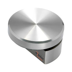 Soporte de espejo semicircular hecho a mano / Clips para soporte de espejo de pared / Soporte de montaje de vidrio de acero inoxidable / Paquete de 4