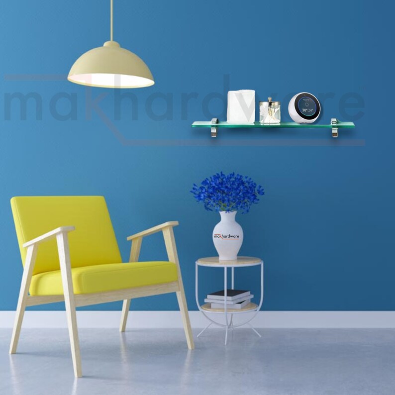 Handmade Stainless Steel F Type Glass Shelf F Bracket Square Adjustable 6mm/ 8 Mm/ 10mm/ 12mm