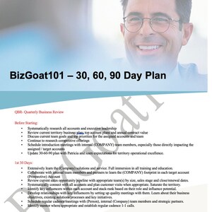 BizGoat101 - 30, 60, 90 Day Business Plan