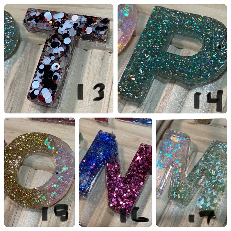 Epoxy Resin Numbers Set 1 2 3 4 5 6 7 8 9 10 Math Etsy
