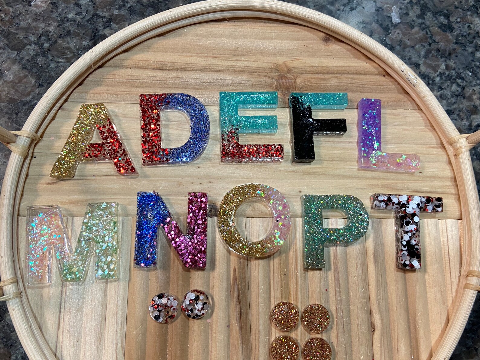 Epoxy Resin Numbers Set 1 2 3 4 5 6 7 8 9 10 Math Etsy