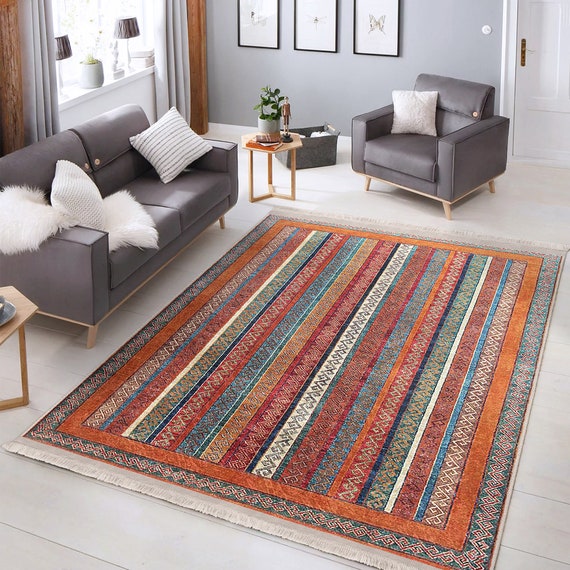 Turkish Kilim Rug|rectangle Area Rugs|anatolian Style Anti