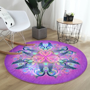 Tappetini da meditazione morbidi/Tappetini da yoga lavabili/Tappetini da pilates rotondi/Tappeti per esercizi fatti a mano/Tappetini con il miglior design personalizzato/Tappetino da pilates colorato/Tappeti fatti a mano