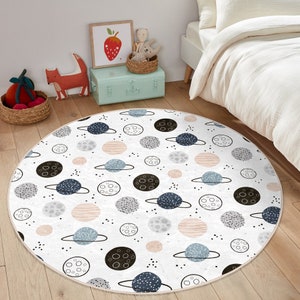 Tapis de chambre d'enfant facile à laver | Tapis de chambre d'enfant antidérapant | Tapis de chambre d'enfant | Carte de la maternelle | Idées de cadeau d'anniversaire |