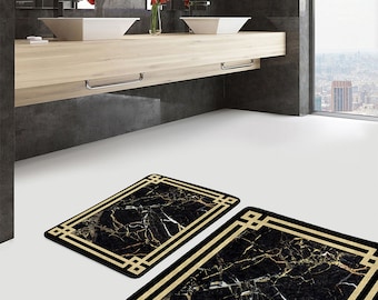 JCAKES Tapis de salle de bain antidérapant en tissu africain patchwork - Tapis de bain absorbant l'eau - Pour intérieur et extérieur - Ovale - 80 cm x 50 cm