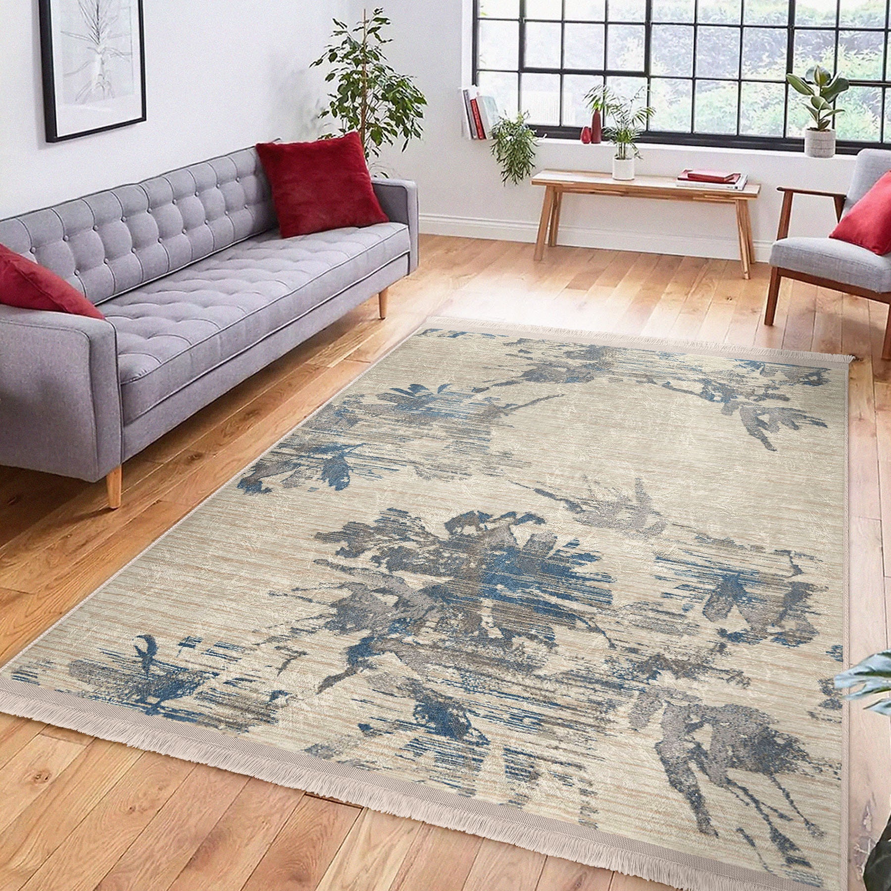 Anti-slip Clear Living Room Carpet|rectangle Area Rug|modern Area Rug ...