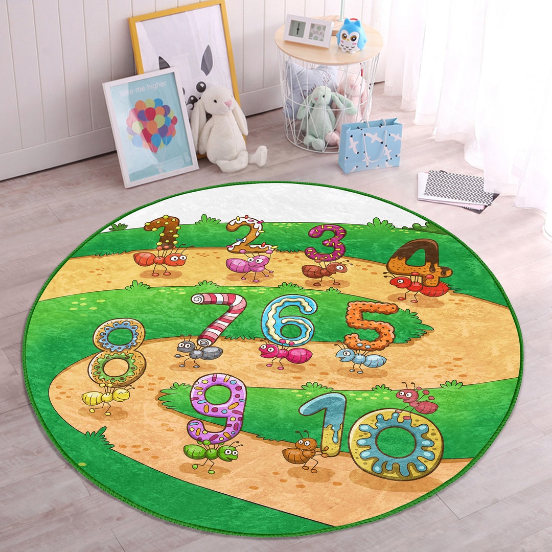 Educational Play Rug|learning Mat|play Carpet for Kid's|children's Gift ...
