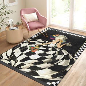 Ballerina Rug|modern Home Carpets|kitchen Rugs|rose Rug|non-slip Rugs ...