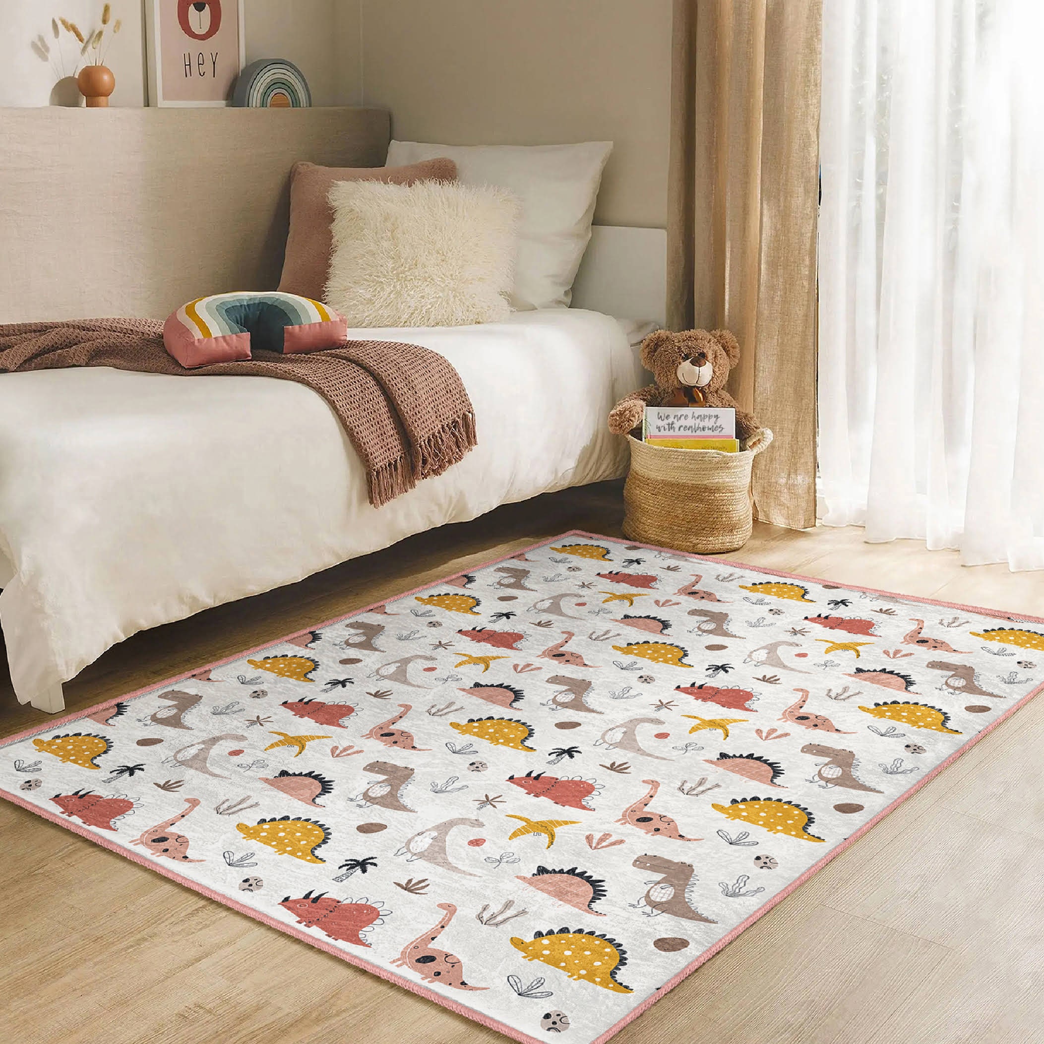 Hedgehog Rug Cute Dinosaurs Nursery Mat|washable Animals Pattern Rug|little Hedgehog ...