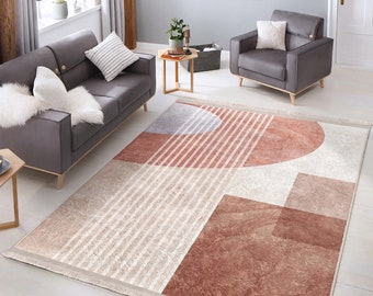 Rectangle Living Room Carpet|Geometric Kitchen Rug|Ombre Dining Room Rug|Anti-Slip Area Rug|Striped Carpet|Bestselling Rug|Modern Home Decor