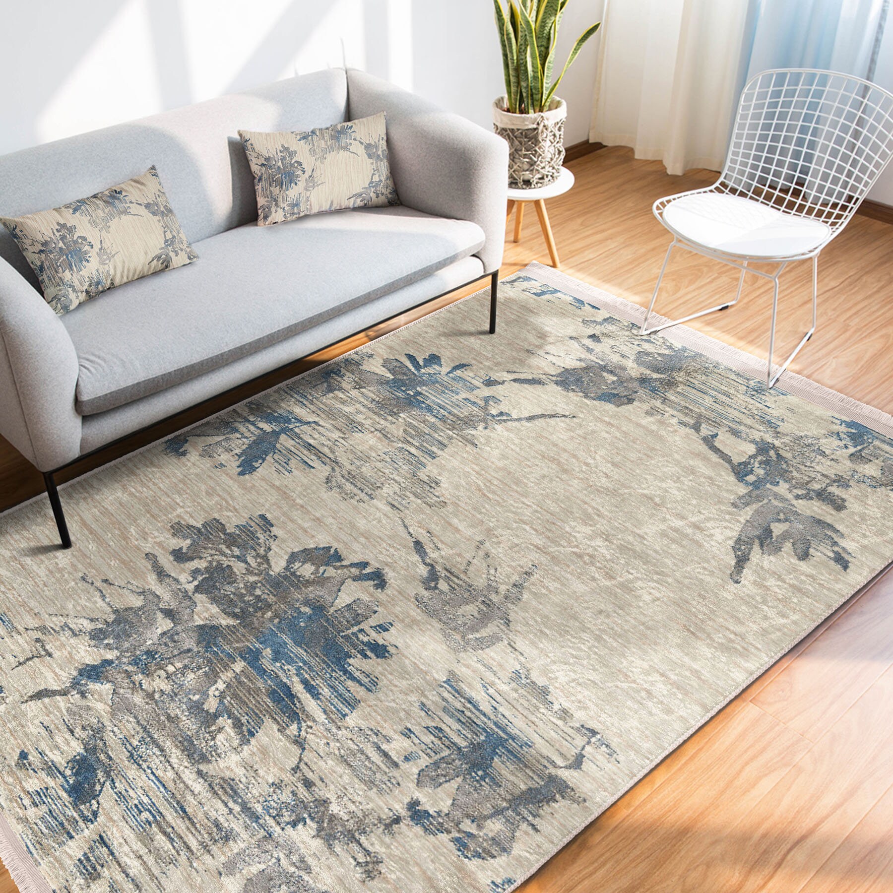 Anti-slip Clear Living Room Carpet|rectangle Area Rug|modern Area Rug ...