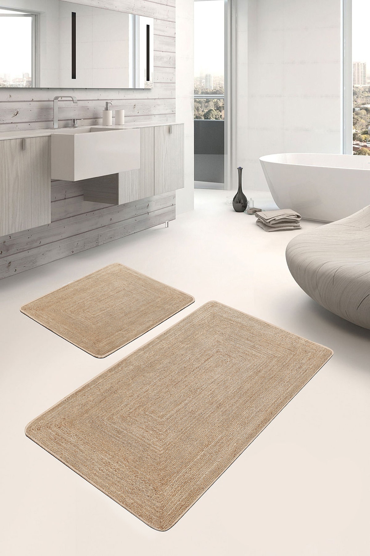 Badkamer Matten 3 Stuk Tapijten Set Traagschuim Tapijt Bad Antislip Tapijt U-vor