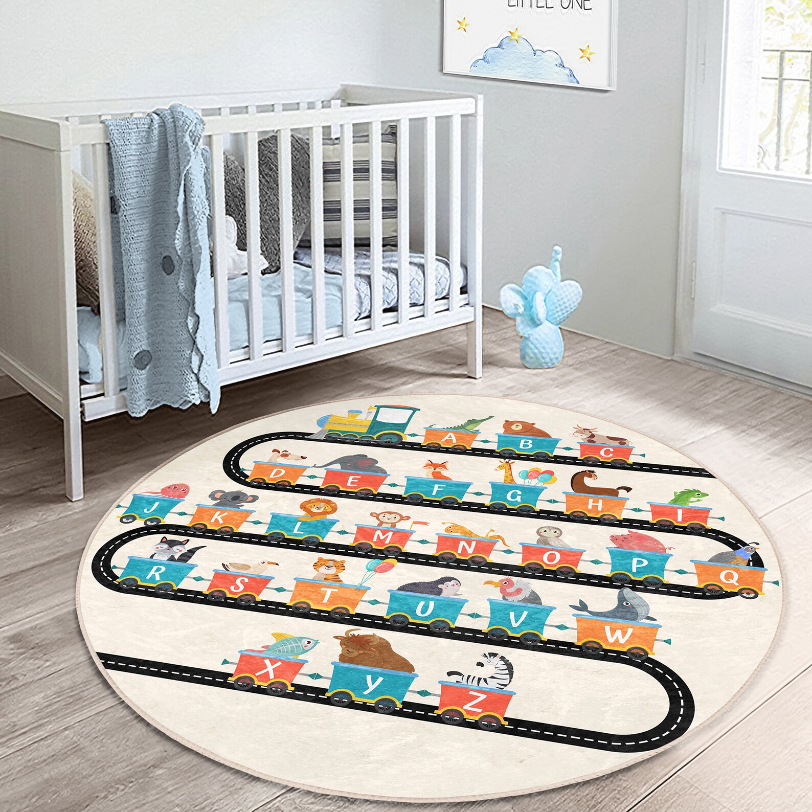 Classroom Train Rug Educational Train Wagons Children's Rug|colorful Baby Mat|handmade ...
