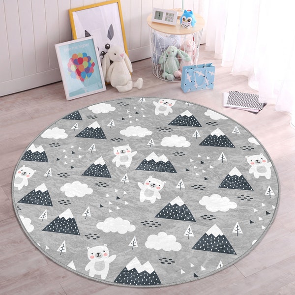Bear Rug Nursery Etsy